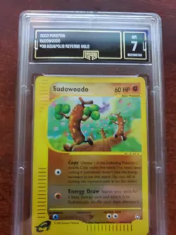 Sudowoodo Expediton Reverse Holo Pokemon Card Base WOTC PSA BGS GMA 7 NM - Image 1