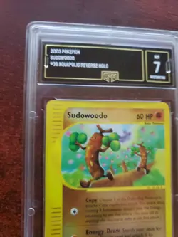 Sudowoodo Expediton Reverse Holo Pokemon Card Base WOTC PSA BGS GMA 7 NM - Image 2