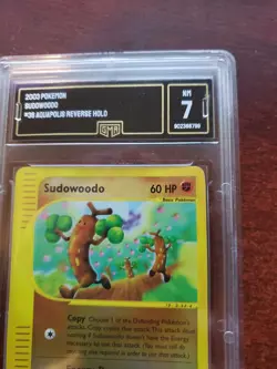 Sudowoodo Expediton Reverse Holo Pokemon Card Base WOTC PSA BGS GMA 7 NM - Image 3