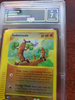 Sudowoodo Expediton Reverse Holo Pokemon Card Base WOTC PSA BGS GMA 7 NM - Image 4
