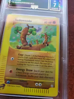 Sudowoodo Expediton Reverse Holo Pokemon Card Base WOTC PSA BGS GMA 7 NM - Image 5