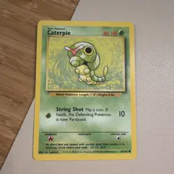 POKEMON BASE SET CARD 45/102 Caterpie - Image 1