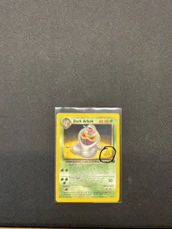 Pokemon *NM* Dark Arbok Card 19/82 WStamped WOTC Promo 2000 TCG - Image 1