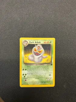 Pokemon *NM* Dark Arbok Card 19/82 WStamped WOTC Promo 2000 TCG - Image 2