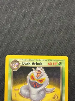 Pokemon *NM* Dark Arbok Card 19/82 WStamped WOTC Promo 2000 TCG - Image 5