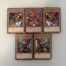 Exodia the Forbidden One LDK2 Common YUGIOH! TCG Complete 5 Card Set NM-/LP+ - Image 1