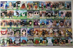 Naruto Mythos TCG Konoha Shido 1st Ed. All 103 Common & Uncommon FullArt Cards - Image 1