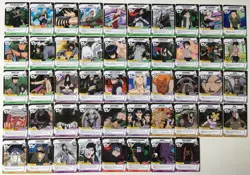 Naruto Mythos TCG Konoha Shido 1st Edition – All 103 Common & Uncommon Cards - Image 4