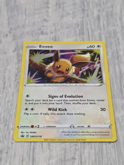 Eevee SWSH118 SWSH: Sword & Shield Promo Cards Holo - C738 - Image 1