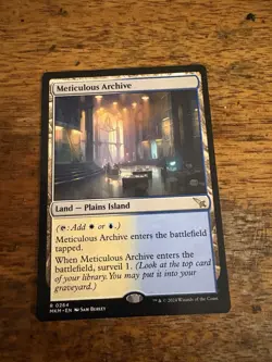 Meticulous Archive Magic The Gathering Lightly Played - Image 1