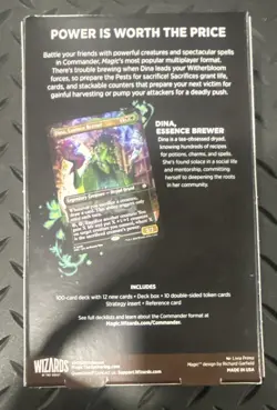 MTG Witherbloom Pestilence Secrets of Strixhaven Commander Deck Sealed - Image 2