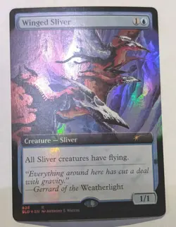 Winged Sliver (Extended Art) Secret Lair Drop Foil - MTG RARE - Image 1