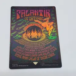 MTG Lord of the Rings - Palantir of Orthanc - Borderless poster FOIL NM - Image 1