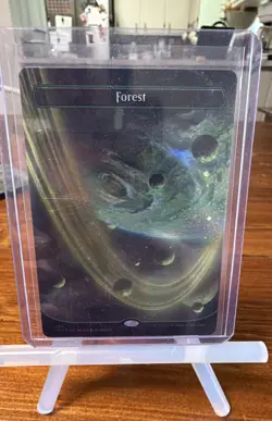 Forest (495) (Borderless) (Galaxy Foil) Unfinity Foil - Image 1