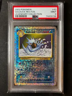 Golduck - Pokemon 2002 LC Legendary Coll Reverse Holo 43/110 - PSA 9 MINT - Image 1