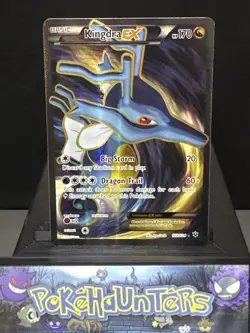 Pokemon Card Kingdra EX 122/124 Rare Full Art Fates Collide Holo Near Mint - Image 1