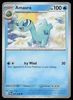 Amaura 023/088 Common Perfect Order Pokemon Near Mint - Image 1