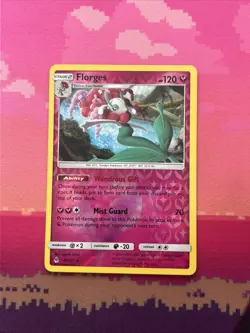 Pokemon Card Florges Forbidden Light Reverse Holo Rare 86/131 Near Mint - Image 1