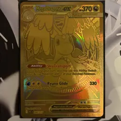 Mega Dragonite 295 Gold Pokemon Card PSA 10 CONTENDER - Image 2
