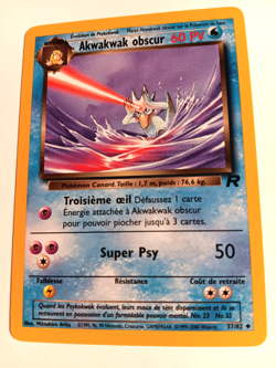 POKEMON AKWAKWAK FRENCH CARD 37/82 - Image 1