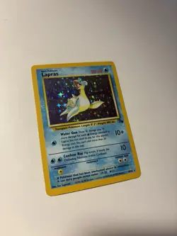 Lapras 10/62 Fossil Set Unlimited (1999) Holo Rare Vintage WOTC Pokemon - LP/MP - Image 2