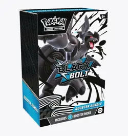 SEALED Pokemon TCG Scarlet & Violet—Black Bolt Booster Bundle 6 Packs 2025 - Image 1