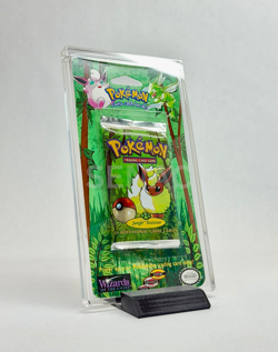 Protect WOTC Pokemon Blister Packs - High Clarity Acrylic Case & Display Stand - Image 1