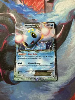Manaphy EX 32/122 MINT Condition. Pokemon XY Breakpoint - Image 1