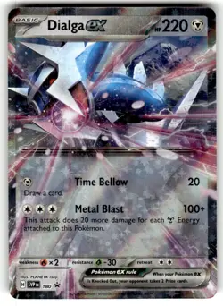 Dialga ex 180 Holo Promo Scarlet & Violet Promo Pokemon Near Mint - Image 1