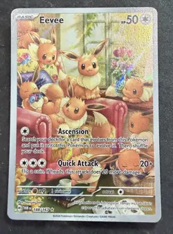 Eevee 188/167 Twilight Masquerade Illustration Rare Holo 🔥 Pokemon - Image 1