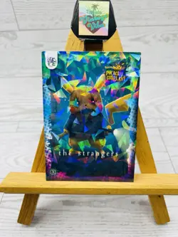 Pikachu as Cosplay The Strangers Non- Pokemon / Horror Fan Art Cracked Ice Holo - Image 1