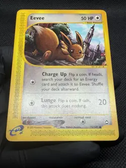 Eevee - Aquapolis 75/147 2002 - E Reader - Pokemon TCG WOTC MP/HP - Image 4