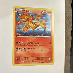 Pokemon Moltres Next Destinies Holo Rare 14/99 English 2012 120 HP - Image 3