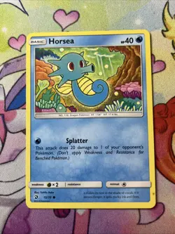 Horsea 15/70 - LP Dragon Majesty - Pokemon 2018 Common TCG Card (B) - Image 1