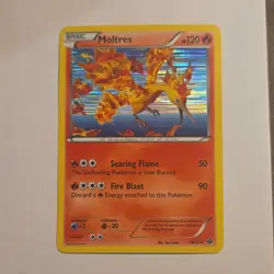 Pokemon Moltres Next Destinies Holo Rare 14/99 English 120 HP - Image 1