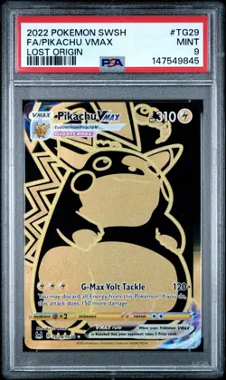 PSA 9 PIKACHU VMAX TG29/TG30 FULL ART LOST ORIGIN POKEMON ⚡ - Image 1