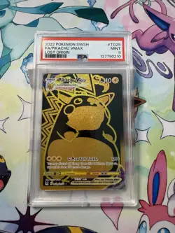 Pokemon Pikachu TCG VMAX Lost Origin Trainer Gallery TG29/TG30 PSA 9 - Image 1