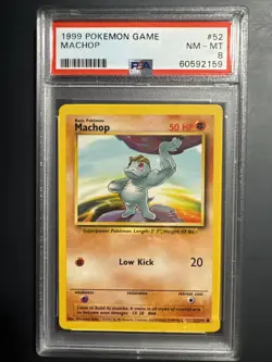 1999 Pokemon Game Machop Nm-Mt 8 - Image 1