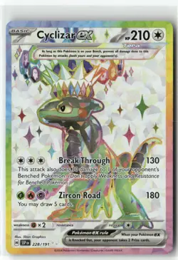 Cyclizar ex 228/191 Ultra Rare Surging Sparks Pokemon Near Mint - Image 1
