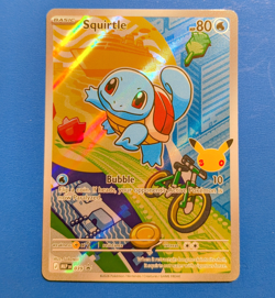 2026 POKEMON FIRST PARTNER ILLUSTRATION RARE 30TH ANNIVERSARY SQUIRTLE #039 - Image 1