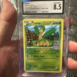 Pokemon English 2013 Plasma Blast National Champs Cross-Holo TROPIUS 5 CGC 8.5 - Image 1