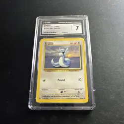 Dratini Pokemon (1999) Base Set 26/102 CGC 7 NM - Image 1