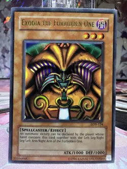 Exodia The Forbidden One LOB-124 Original Slight Foil Shift+Bleed NM/M+ YuGiOh! - Image 1