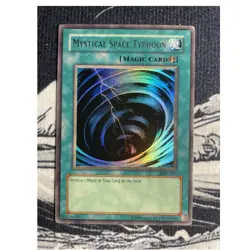 Yu-Gi-Oh! Mystical Space Typhoon MRL-047 Magic Ruler Unlimited, Ultra Rare Holo - Image 1