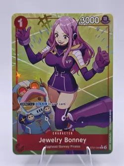 Jewelry Bonney (Alt Art Parallel) ST21-004 Starter Deck EX: Gear 5 Foil NM Card - Image 1