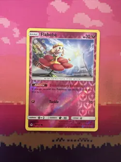 Pokemon Card Flabebe Forbidden Light Reverse Holo 83/131 Near Mint - Image 1