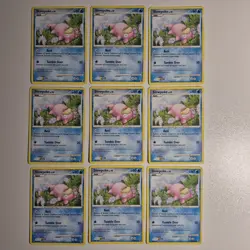 Slowpoke 82/106 Great Encounters 2008, 9 Card Lot English, All NM - Image 1