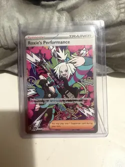Roxie's Performance SIR 121/086 Chaos Rising CRI Pokemon Card Near Mint English - Image 1