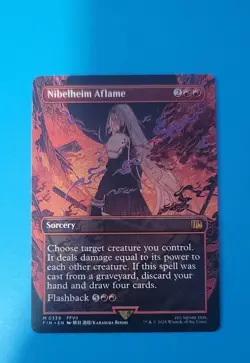 Nibelheim Aflame (Borderless) Final Fantasy Regular - Image 1