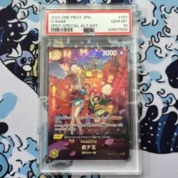 PSA 10 O-Nami SP OP07 OP06-101 500 Years In The Future 2024 ONE PIECE Card Game - Image 1